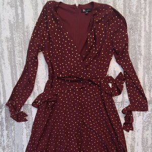 Long sleeves midi dress